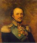 Dawe George Portrait of Matvey I. Platov 1751-1818 copy after the 1814 made in Britain  - Hermitage